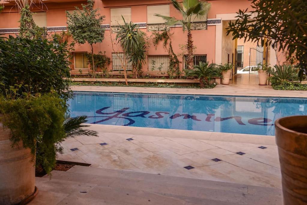 Beautiful, Great Equipped 122 M Holiday Apartment Near Majorelle Garden And Gueliz With Pool Views And A Large Balcony And Terrace Marrakesch Exterior foto