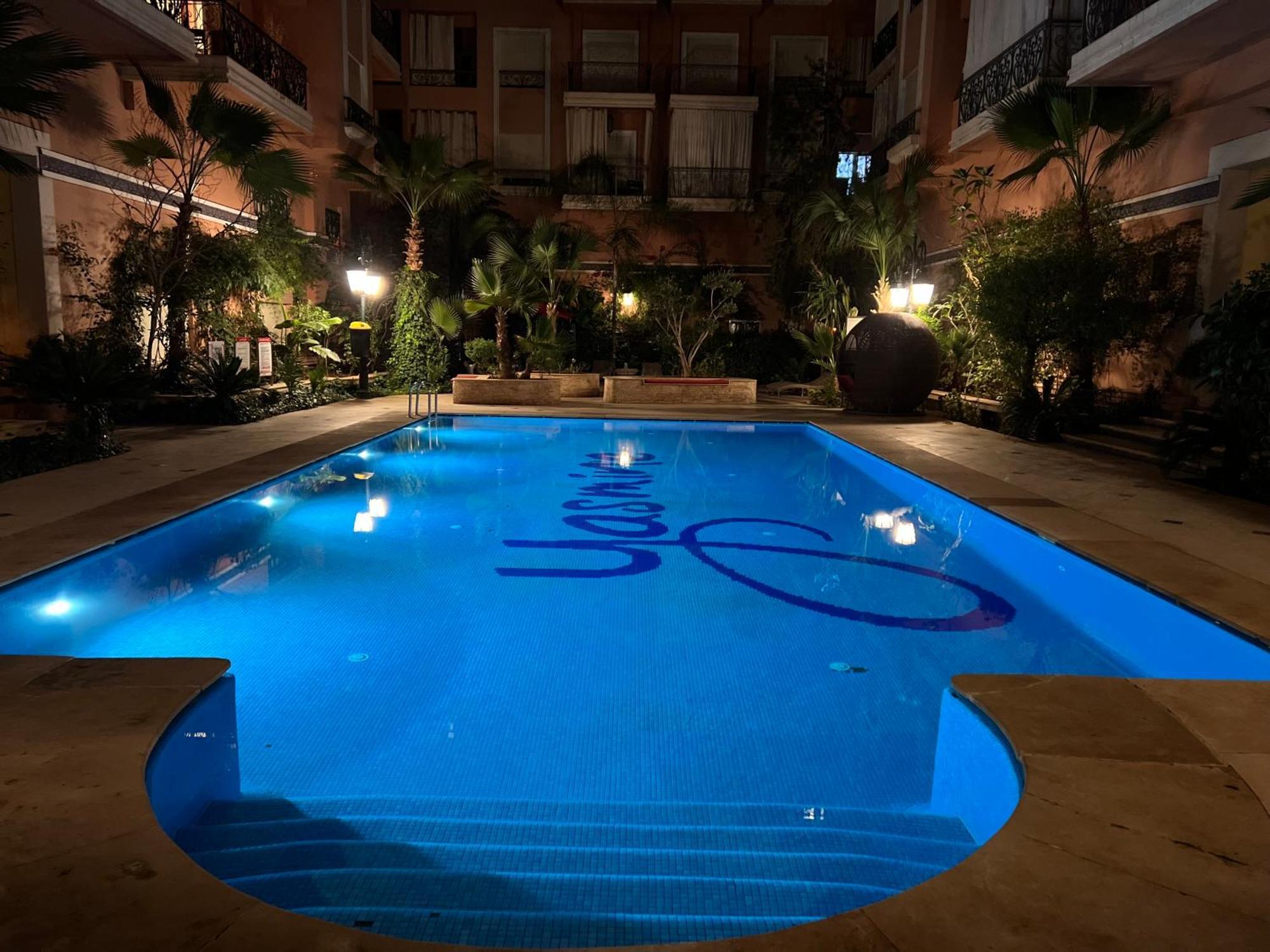 Beautiful, Great Equipped 122 M Holiday Apartment Near Majorelle Garden And Gueliz With Pool Views And A Large Balcony And Terrace Marrakesch Exterior foto